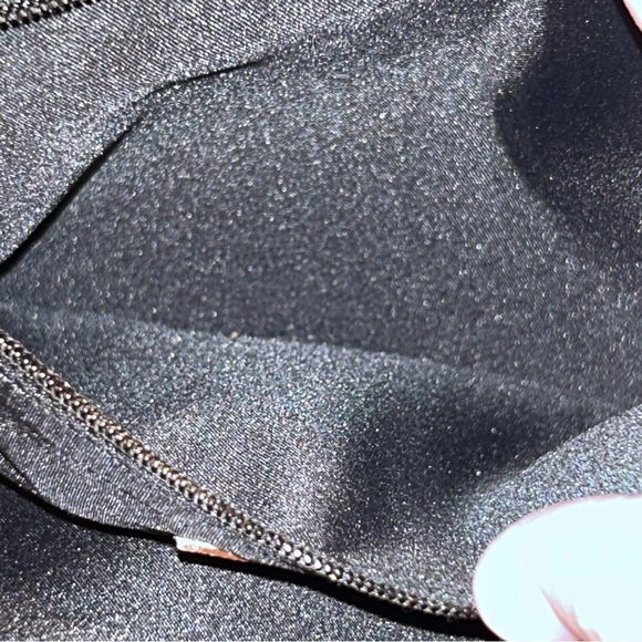 Givenchy EUC Authentic Pink Beige Diamond Pattern Canvas Leather Trim Handbag - Picture 6 of 16